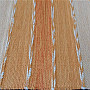 Teppich aus Baumwolle STREIFEN orange