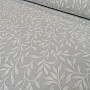 Dekostoffe jacquard NIGHT LEAFS Grau