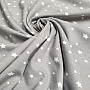 Baumwollstrick ZETOILE STARS GREY