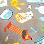 Dekorationsstoff PETS grau