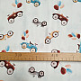 Kinder Baumwollsatin CARS Digitaldruck
