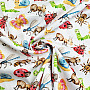Kinder Baumwollsatin TIERE Digitaldruck