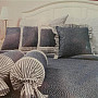 Bettbezug Baumwollekrepp PROVENCE 140x200,70x90 blaue Blume dunkel
