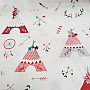 Baumwollstoff INDIAN TEEPEE