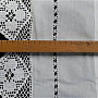 Gardine aus Baumwolle NIA mit Häkelspitze 30 cm