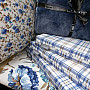 Dekorative Beschichtung LAURA BLUME GROSS BLAU