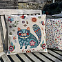 Gobelin Kissenbezug MERRY ANIMALS 1