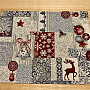 Gobelin-Tischdecke und Schal MODERN CHRISTMAS