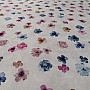 Dekorstoff BLUMEN lila-blau