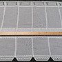 Glasmalvorhang - gestickt 5849