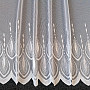 Luxus bestickter Vorhang 66713/175 weiß
