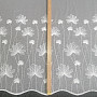 Luxus bestickter weißer Vorhang mit Blumen 11749/0001