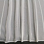 Weißer Schleiervorhang mit Streifen 265 cm