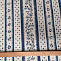 Baumwollstoff MAJOLIKA blau gestreift