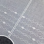 Moderner bestickter Vorhang GERSTER 11678 weiß