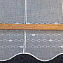Moderner bestickter Vorhang GERSTER 11678 weiß
