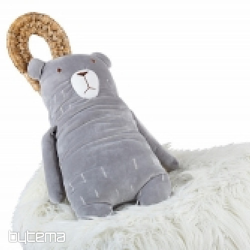SPANDEX BEAR Kissen grau