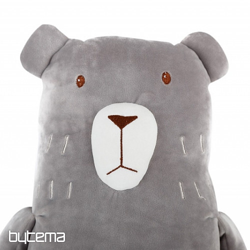 SPANDEX BEAR Kissen grau