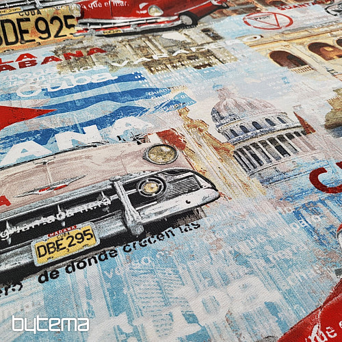 Dekorationsstoff CUBA RETRO DESIGN