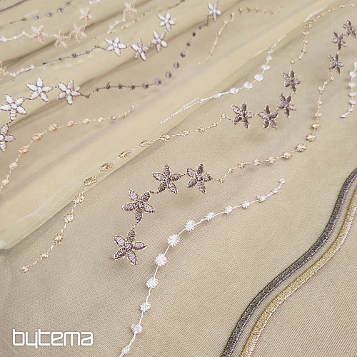 Buntglasvorhang – bestickt HF1189