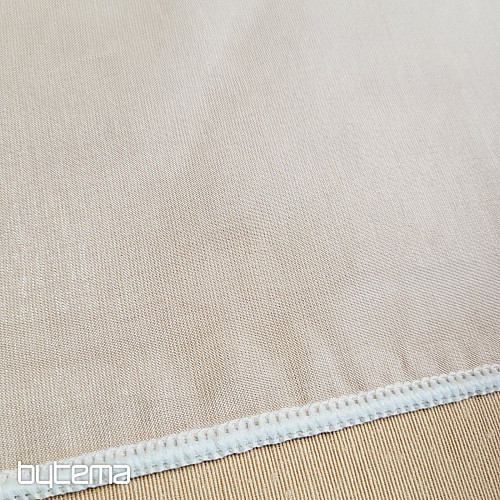 Voile-Vorhang CREME GLÄNZEND 896