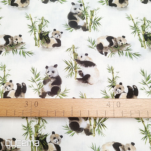 Baumwollstoff PANDA