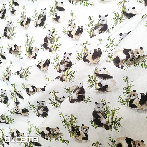Baumwollstoff PANDA