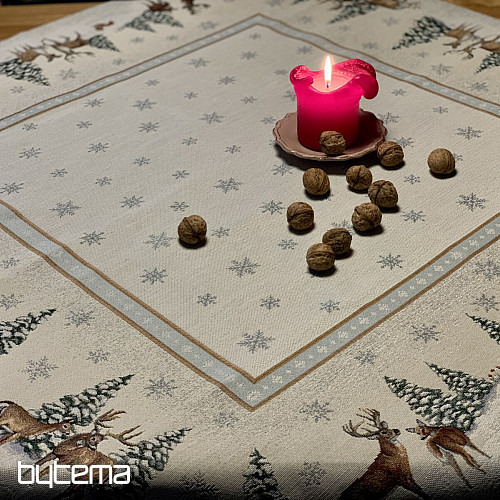 Gobelin-Tischdecke und Schal DEER ROMANCE