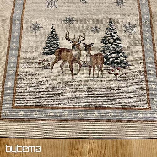 Gobelin-Tischdecke und Schal DEER ROMANCE
