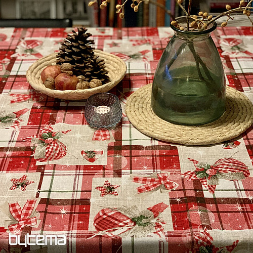 Weihnachtstischdecke Weihnachtsbrett