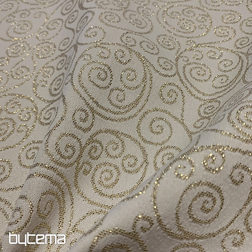 Weihnachtstischdecken und Schals Ornament gold