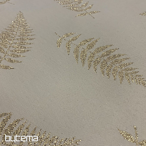 Weihnachtstischdecken und Schals LEAFS I GOLD
