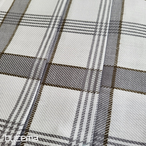 Moderne karierte Handtücher aus ägyptischer Baumwolle, GRAU