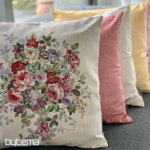 Gobelin-Kissenbezug BLUMENSTRAUß