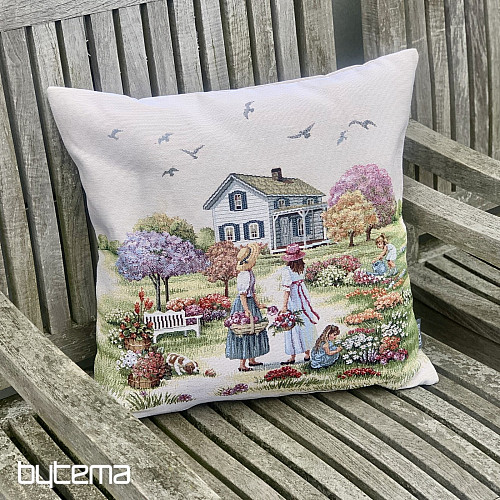 Gobelin-Kissenbezug PARADIESGARTEN