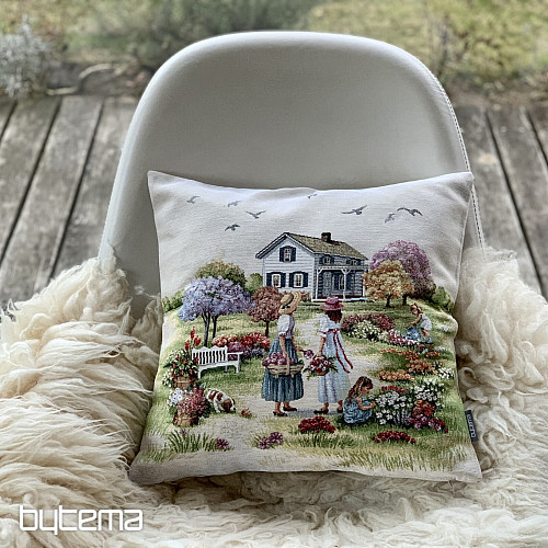 Gobelin-Kissenbezug PARADIESGARTEN