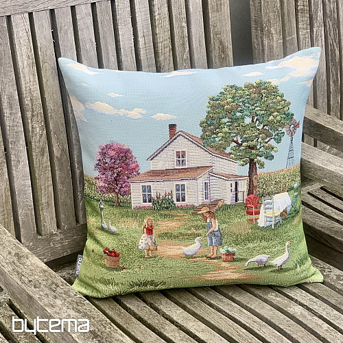 Gobelin-Kissenbezug LANDSCHAFT