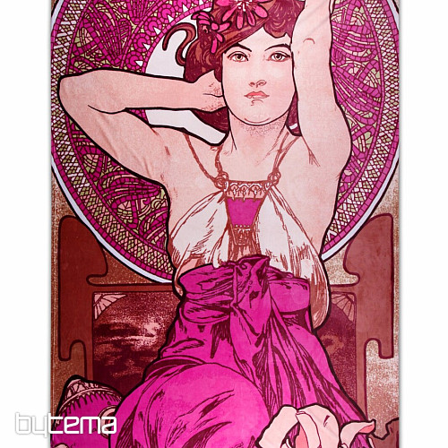 ALFONS MUCHA Decke mit Zertifikat