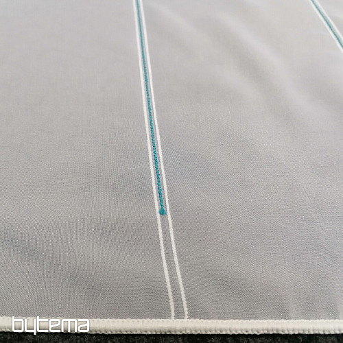 Voile-Vorhangstreifen - türkis