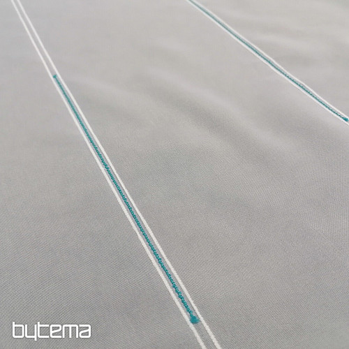 Voile-Vorhangstreifen - türkis