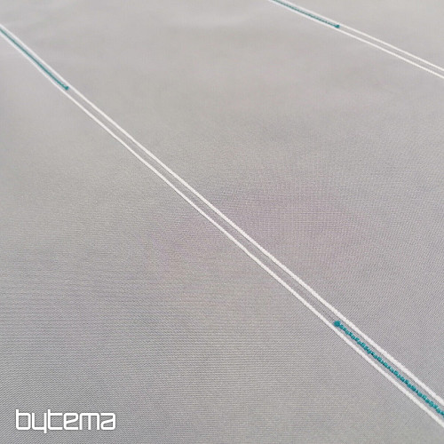 Voile-Vorhangstreifen - türkis