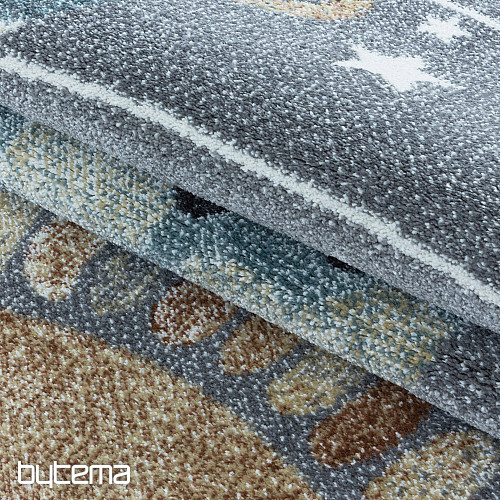 Luxuriöser Kinderteppich FUNNY space grey