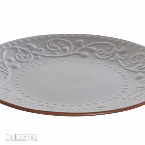 Dessertteller GREY RELIEF 21x2,5cm grau