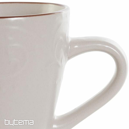 BEIGE RELIEF Becher 325ml beige