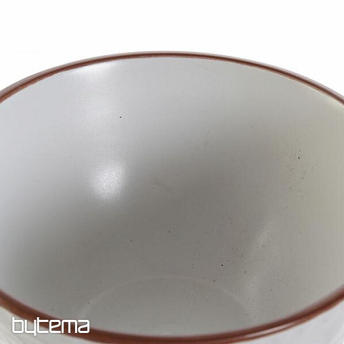 Schale WHITE RELIEF 14,7x7,7cm weiß