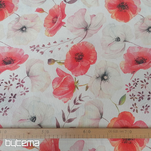 Dekostoff MABEL POPPIES