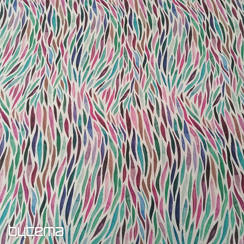 Dekostoff Izaro lila-türkis