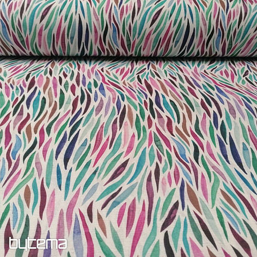 Dekostoff Izaro lila-türkis