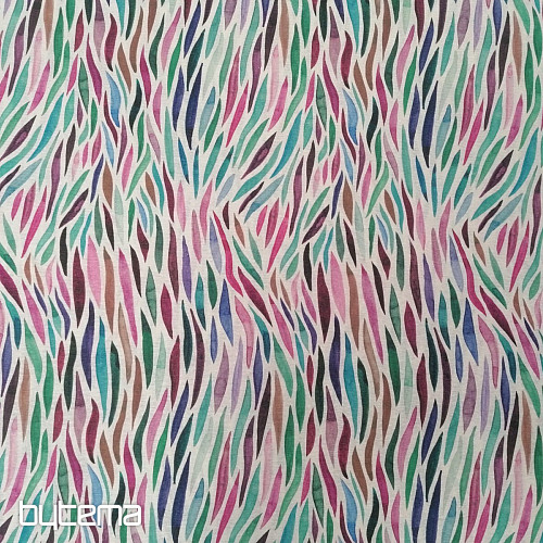 Dekostoff Izaro lila-türkis