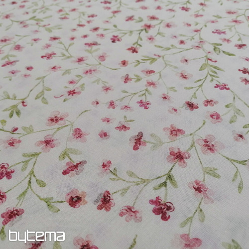 Mini-Sakura-Rosa-Baumwollstoff